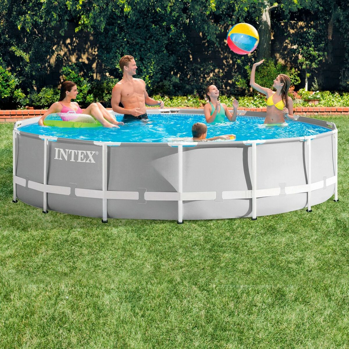 Basseng Avtagbart Intex 457 x 107 x 457 cm